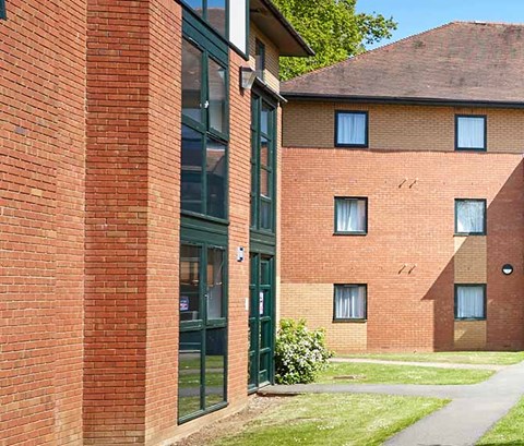 A photo of the Bowder Court halls of residence