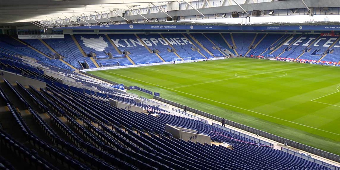 view from inside the king power stadium
