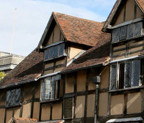 william shakespeare's birthplace in stratford