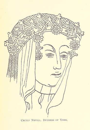 Drawing of Lady Cecily Neville - Duchess of York