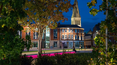 City centre at night