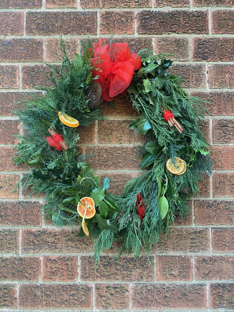 A Christmas wreath