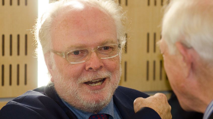 Michael Attenborough OBE at the opening of the George Davies Centre