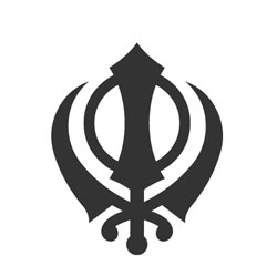 Sikhism religion icon.