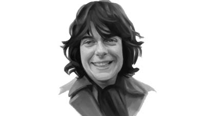 An Artists portrait painting of Mary McIntosh