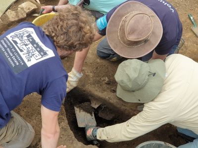 Digging at Irchester 