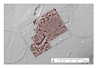 A technical image from the 2014 LiDAR resistivity survey