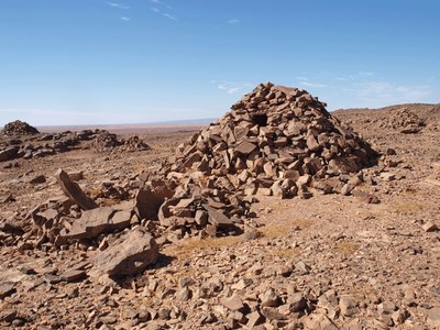 A corbelled tomb at Foum Larjem