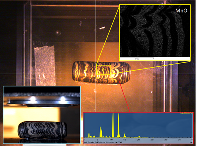 An image from the analysis of polychrome bead TSG047