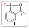 Chemical structure of the reagent Fluoroiodane