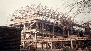 engineering building under construction