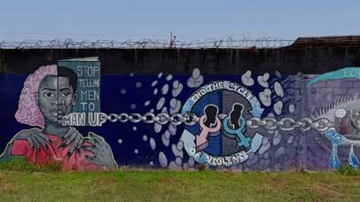 Graffiti on a wall