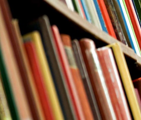 abstract image of a bookshelf