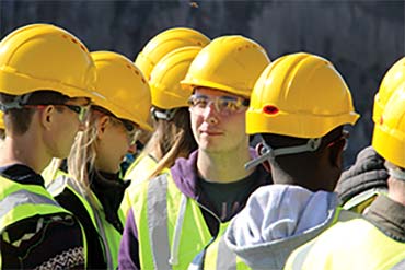 fieldwork at croft quarry