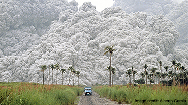 Mt. Pinatubo eruption was taken on Jun 15, 1991 by Filipino photographer Alberto Garcia, Manilla Bulletin