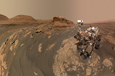 Photo of Curiosity Rover on Mars