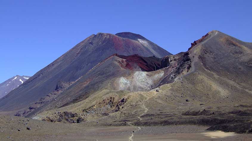 Ngauruhoe and Tongariro, New Zealand. Photo by Dan Smith.