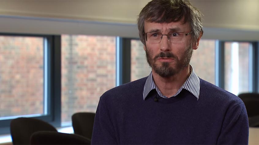 video still from postgraduate studies at Leicester