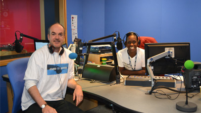 Professor George Lewis interviewed by Aminata Kamara on BBC Radio Leicester