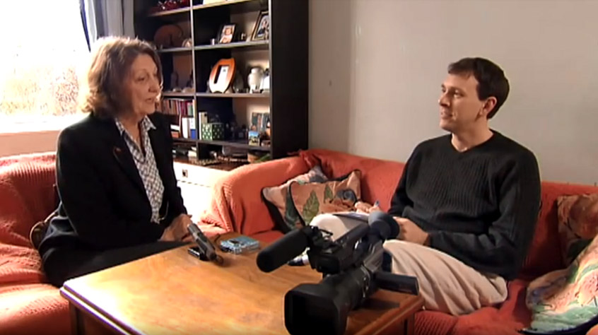 video still of an interview taking place