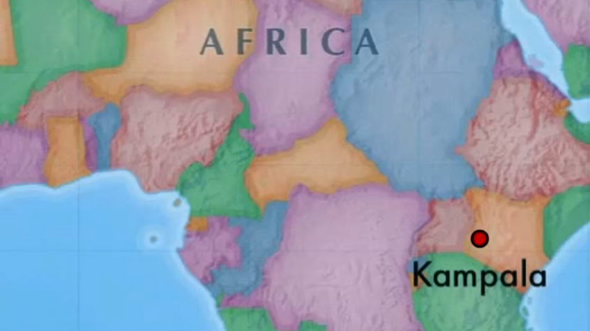 video still of map of africa