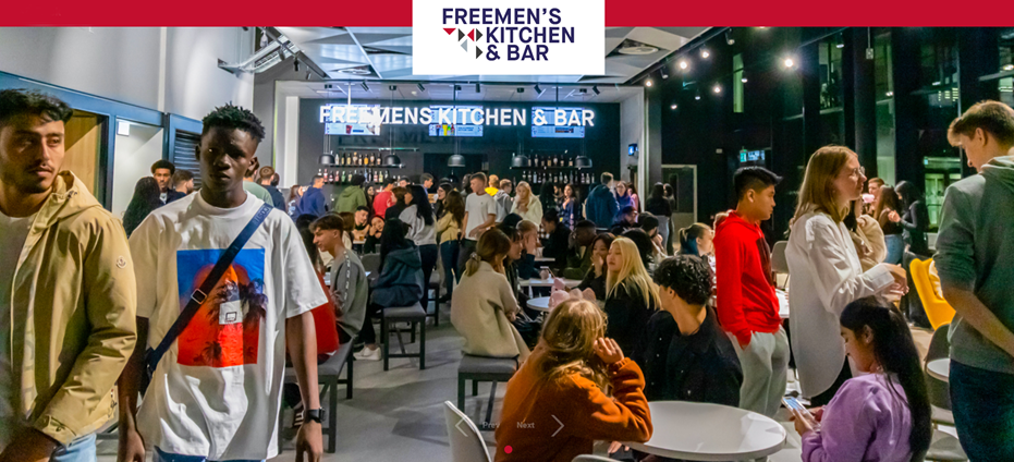 Image of the Freemen's Kitchen and Bar, University of Leicester