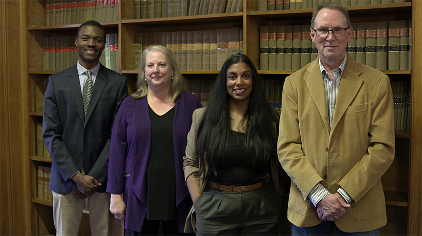 4 members of the Canadian Law team