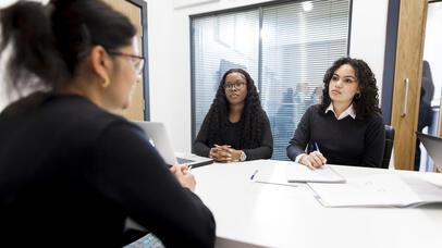 Students advising a client