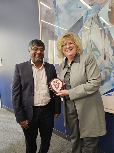 Leicester's Vice Chancellor and Humber's President and CEO