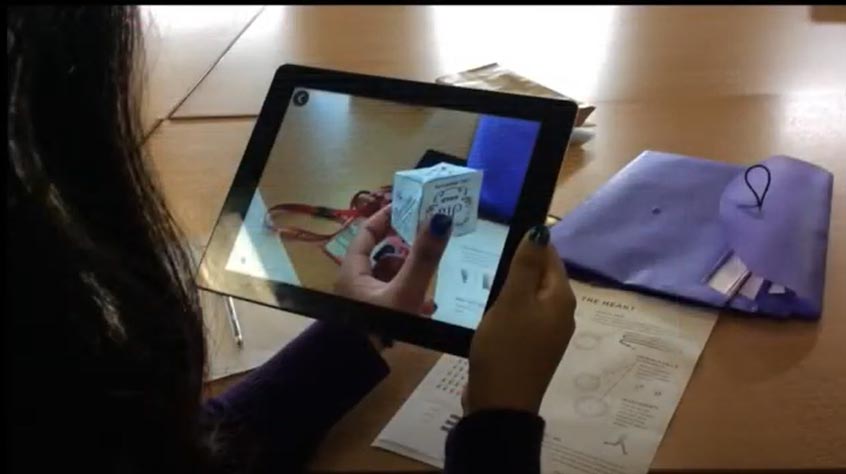 Person using an iPad