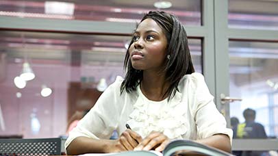 pg student listening in class