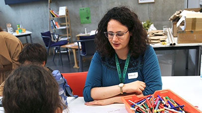  In the learning studio at Kettle’s Yard (Credit: Kettle’s Yard)