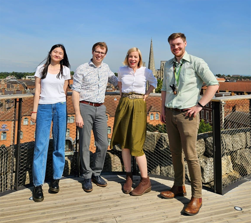 Student with Lucy Worsley