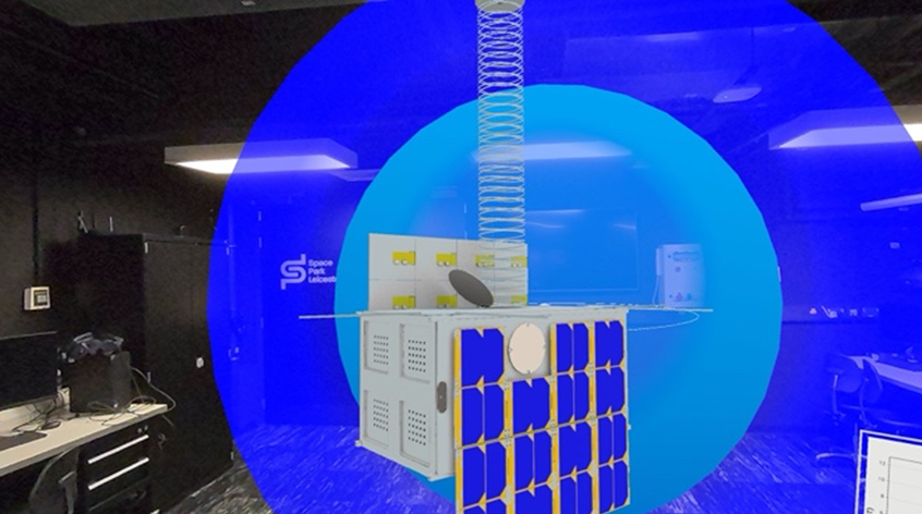 Augented vision image of Elfen: A novel CubeSat mission to explore heavy ions in the magnetosphere