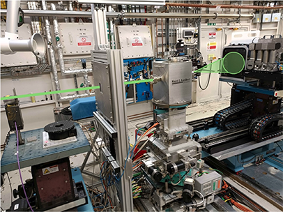 Beamline I12, Diamond Light Source using our technology to obtain X-ray diffraction mineralogical data without breaking containment