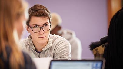 students in class