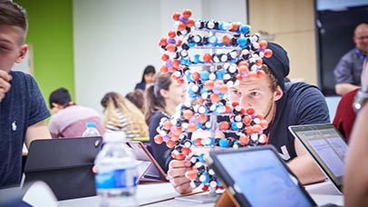 students in class together