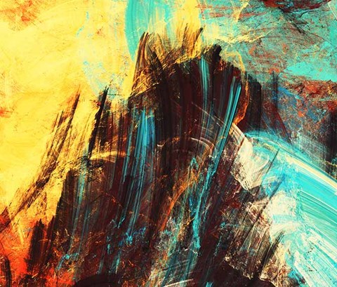 abstract image of painting close up