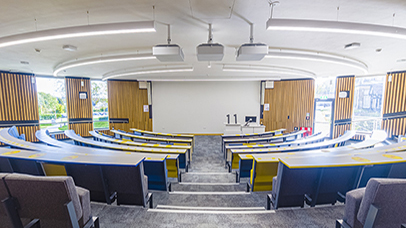 Our Harvard lecture theatre
