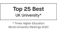Top 25 best UK university, Times Higher Education world university rankings 2020
