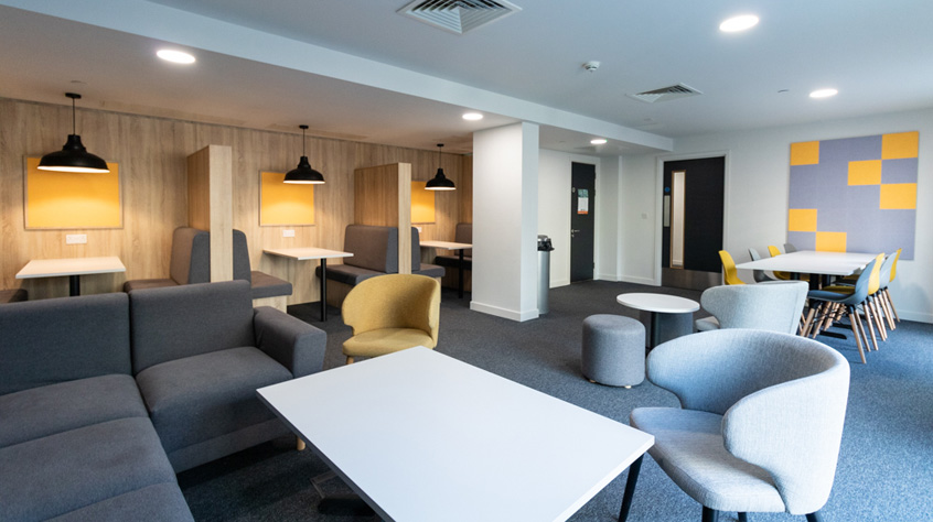 A student common room in Freemen's Common