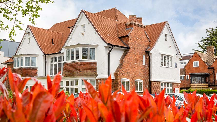 An external shot of Ashcroft House student accommodation