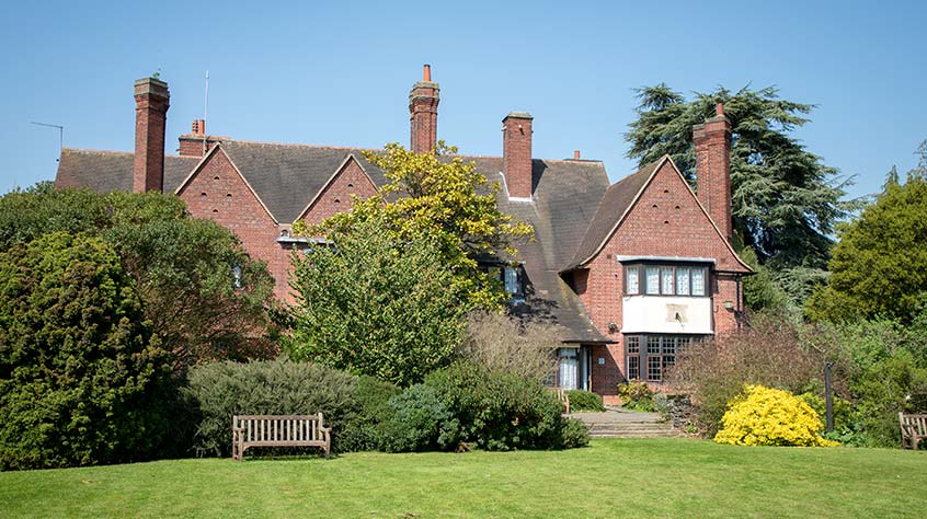 An external shot of Beaumont Houses student accommodation