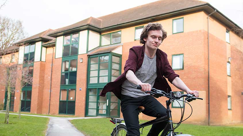 An exterior view of Bowder Court student accommodation