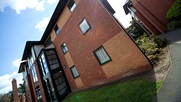 An exterior view of Bowder Court student accommodation