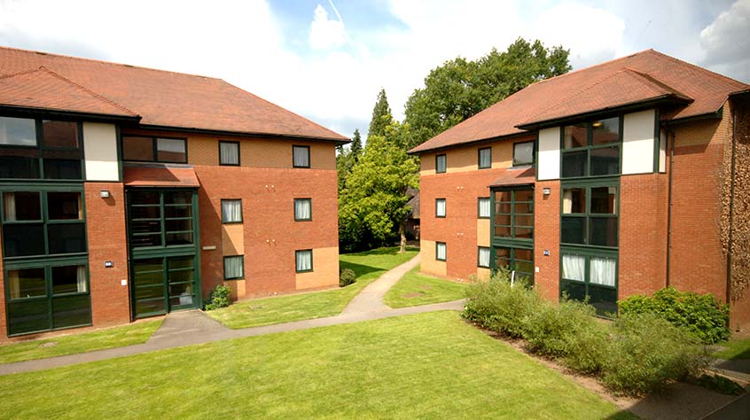 An exterior view of Bowder Court student accommodation