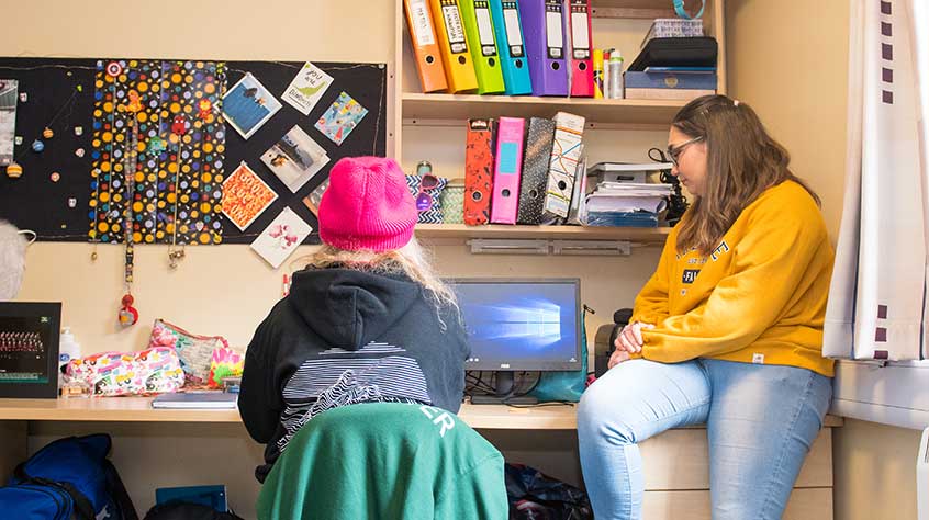 An interior view of Bowder Court student accommodation