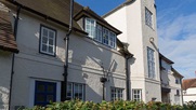 An exterior view of Gilbert Murray student accommodation