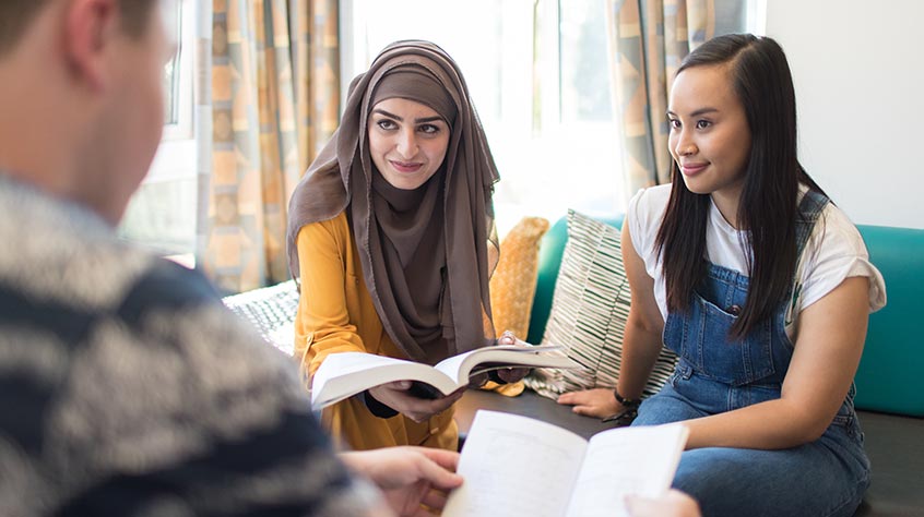 An interior view of John Foster student accommodation