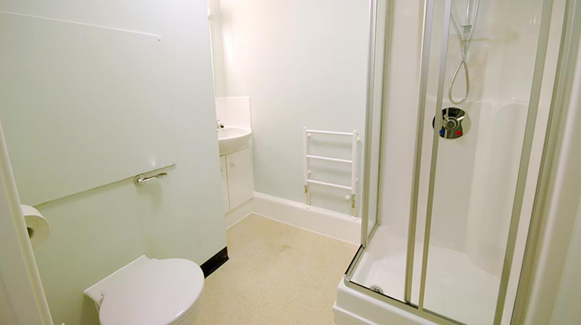 An interior view of John Foster student accommodation